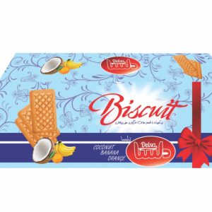 بیسکوئیت نیم چاشت جعبه ای باطعم میوه